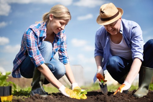 Professional garden clearance equipment